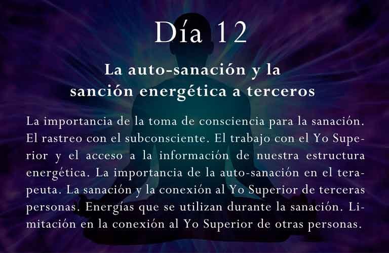 La importancia de la toma de consciencia para la sanación. El rastreo con el subconsciente. El trabajo con el Yo Superior y el acceso a la información de nuestra estructura energética. La importancia de la autosanación en el terapeuta. La sanación y la conexión al Yo Superior de terceras personas. Energías que se utilizan durante la sanación. Limitación en la conexión al Yo Superior de otras personas.